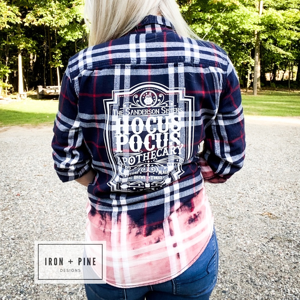 Bleached Flannel Hocus Pocus
